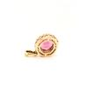 Image 5 : Provocatively Pink Spinel and Diamond Halo Pendant