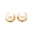 Image 1 : Classic Mabe' Pearl Earrings