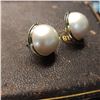 Image 5 : Classic Mabe' Pearl Earrings