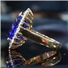 Image 5 : Extraordinary Tanzanite and Diamond Halo Ring