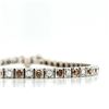Image 2 : Champagne and Colorless Diamond Eternity Bracelet
