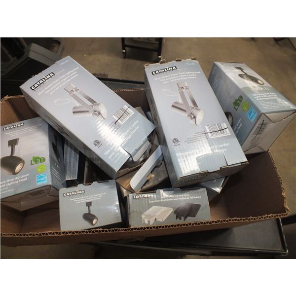 Box Of assorted Track Lights