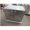 Image 1 : Stainless Steel Storage Cart On Wheels