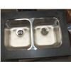 Image 1 : 2 Bay Stainless Steel Sink