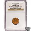 Image 1 : 1863 Albion, MI Civil War Token NGC MS63 RB