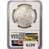 Image 2 : 1881-CC Morgan Silver Dollar NGC MS62