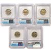Image 2 : (5) US Buffalo Nickels ICG (1916-D, 1929-D, 1935,