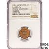 Image 1 : 1861-65 New York Civil War Token NGC MS64 RB