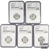 Image 1 : (5) 1955-D Roosevelt Silver Dimes NGC MS66 FT