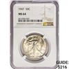 Image 1 : 1947 Walking Liberty Half Dollar NGC MS64