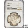 Image 1 : 1881-S Morgan Silver Dollar NGC MS66+