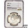 Image 1 : 1885 Morgan Silver Dollar NGC MS63