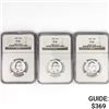 Image 1 : [3] Washington Silver Quarters NGC PF68 1955-1957