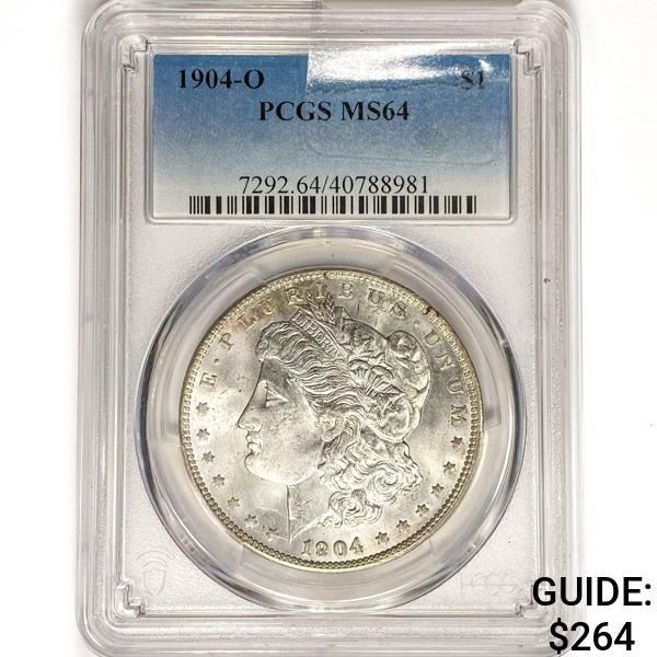 1904-O Morgan Silver Dollar PCGS MS64