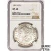 Image 1 : 1891-O Morgan Silver Dollar NGC MS62