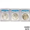 Image 1 : [3] US Varied Silver Coinage ICG MS64 1921-1962