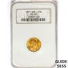 Image 1 : 1901 Sweden 10 Kronor .1296oz. Gold NGC MS65