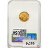 Image 2 : 1901 Sweden 10 Kronor .1296oz. Gold NGC MS65
