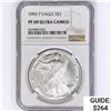 Image 1 : 1993 American 1oz Silver Eagle NGC PF69 Ultra CAM