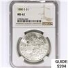 Image 1 : 1880-S Morgan Silver Dollar NGC MS62