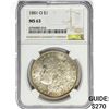 Image 1 : 1881-O Morgan Silver Dollar NGC MS63