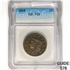 Image 1 : 1838 Coronet Head Large Cent ICG F15