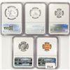 Image 2 : [5] 1963 US Varied Coinage Set NGC PF67