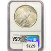 Image 2 : 1922 Silver Peace Dollar NGC Binion Collection