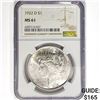 Image 1 : 1922-D Silver Peace Dollar NGC MS61