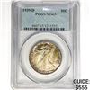 Image 1 : 1939-D Walking Liberty Half Dollar PCGS MS65