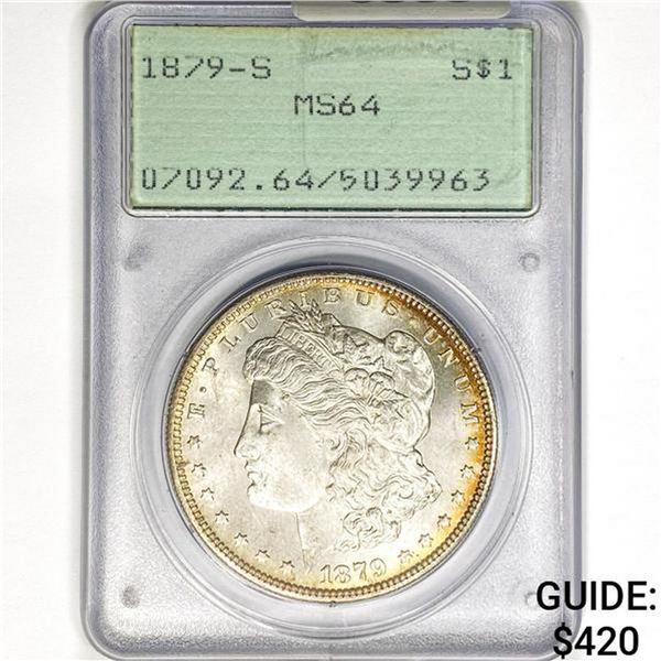 1879-S Morgan Silver Dollar PCGS MS64