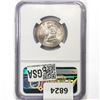 Image 2 : 1893 Isabella Silver Quarter NGC MS62