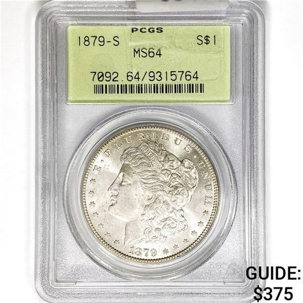 1879-S Morgan Silver Dollar PCGS MS64