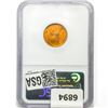 Image 2 : 1947-S Wheat Cent NGC MS67 RD