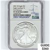 Image 1 : 2021-W American Silver Eagle NGC PF70 UC, T-2