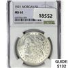 Image 1 : 1921 Morgan Silver Dollar NGC MS63