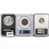 Image 2 : [3] US Varied Coinage NGC,PCGS 1876-1938