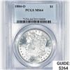 Image 1 : 1884-O Morgan Silver Dollar PCGS MS64