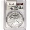 Image 2 : 2008-W A.S.E. PCGS SP69 Burnished Eagle, REV 07