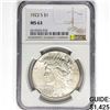 Image 1 : 1922 Silver Peace Dollar NGC MS63