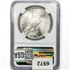Image 2 : 1922 Silver Peace Dollar NGC MS64