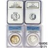 Image 1 : [4] 2 25C, 2 50C NGC,PCGS PF,MS 1954-2007