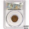 Image 1 : 1863 CWT F-630L-18a Copper PE PCGS MS65 BN