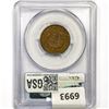 Image 2 : 1865 Two Cent Piece PCGS MS63 BN