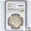 Image 1 : 1880-CC Morgan Silver Dollar NGC MS63