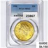 Image 1 : 1904 $20 Gold Double Eagle PCGS MS62