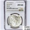 Image 1 : 1921 Silver Peace Dollar NGC MS62 High Relief
