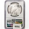 Image 2 : 1923 Silver Peace Dollar NGC MS64