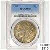 Image 1 : 1889 Morgan Silver Dollar PCGS MS65