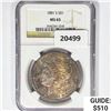 Image 1 : 1881-S Morgan Silver Dollar NGC MS65